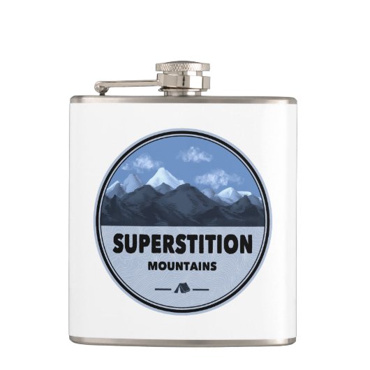 Flasques Superstition Montagnes Arizona Camping (Devant)