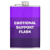 Flasques Support émotionnel Fiole enveloppée de vinyle (Devant)