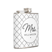 Flasques Sur Mesure, Mme Est. Script élégant moderne nouvel (Droite)