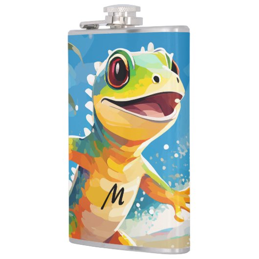 Flasques Surf Gecko Riding Les Vagues (Gauche)