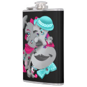 Flasques Surreal Puzzle Face Hip Flask (Gauche)