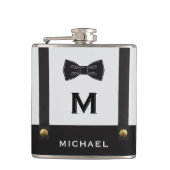 Flasques Suspenders & Bowtie Name Monogram Boy  (Devant)