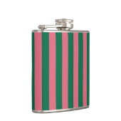 Flasques Sweetheart Rose Pickle Vert Rayure (Droite)