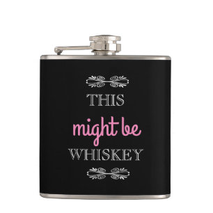Flasques Swirl Ceci peut être du whisky