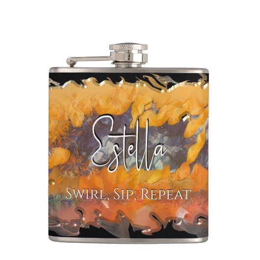 Flasques Swirl, Sip, Repeat Sunset 0612 (Devant)