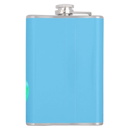 Flasques Symbole celtique ancien Triskele émeraude (Dos)