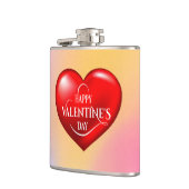 Flasques Symbole d'amour rouge 3d en forme de coeur-50420 (Gauche)