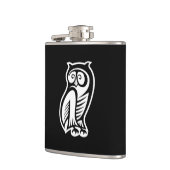 Flasques Symbole de hibou blanc (Gauche)