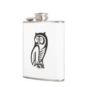 Flasques Symbole de hibou noir (Gauche)