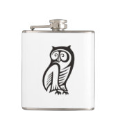 Flasques Symbole de hibou noir (Devant)