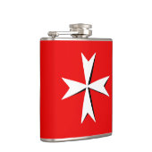 Flasques Symbole de mode du drapeau de Malte & Croix de Mal (Droite)