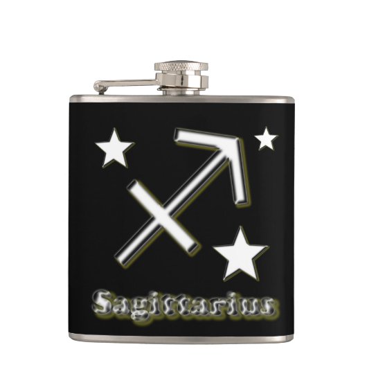 Flasques Symbole de Sagittaire (Devant)
