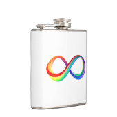 Flasques Symbole d'infinité arc-en-ciel stratifié (Droite)