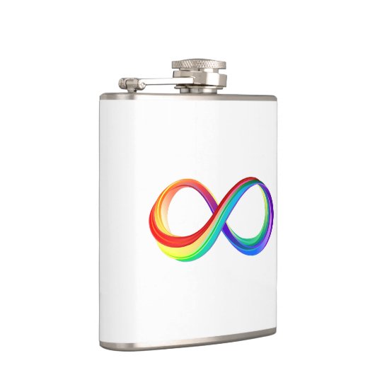 Flasques Symbole d'infinité arc-en-ciel stratifié (Droite)