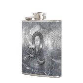 Flasques Symbole du Zodiaque de Leo en Grunge style désossé (Gauche)