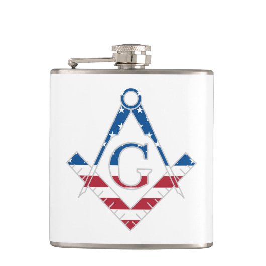Flasques Symbole Freemasonic des États-Unis (Devant)