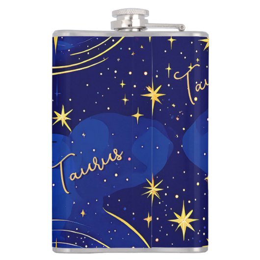 Flasques SYMBOLE Horoscope Taurus Zodiaque Astrologie (Dos)