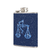 Flasques Symbole Libra Constellation et Zodiac avec étoiles (Gauche)