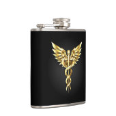 Flasques Symbole Polygonal Or Caduceus (Droite)