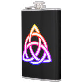 Flasques Symbole triquetra de noeud de trinité celtique (Gauche)