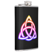 Flasques Symbole triquetra de noeud de trinité celtique (Droite)