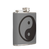 Flasques Symbole Yin Yang - conception de tatouage solide (Droite)