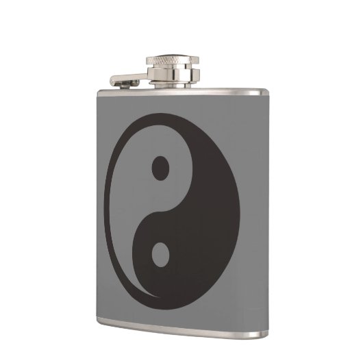 Flasques Symbole Yin Yang - tatouage solide (Gauche)