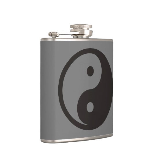 Flasques Symbole Yin Yang - tatouage solide (Droite)