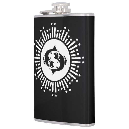 Flasques Symbole zodiaque avec Starburst céleste (Gauche)