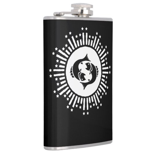 Flasques Symbole zodiaque avec Starburst céleste (Droite)