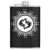 Flasques Symbole zodiaque avec Starburst céleste (Devant)