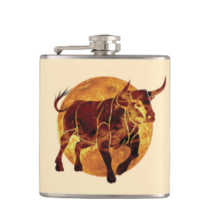 Flasques SYMBOLE Zodiaque Taurus