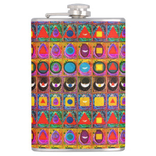 Flasques Symboles élémentaires Motif Meditation Aid Tattva