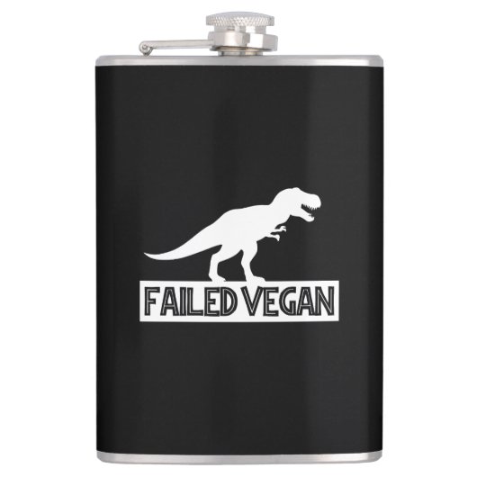Flasques T-Rex Vegan ayant échoué (Devant)