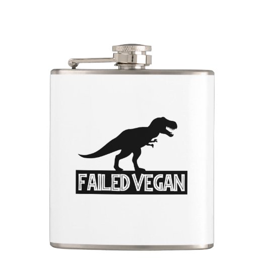 Flasques T-Rex Vegan ayant échoué (Devant)