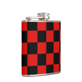 Flasques Tableau de contrôle noir et rouge - Milan (Droite)