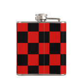 Flasques Tableau de contrôle noir et rouge - Milan (Dos)