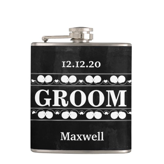 Flasques Tableau noir Le Mariage Groomsman (Devant)