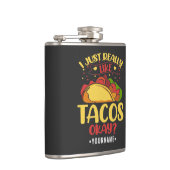 Flasques Taco Funny Dit Que J'Aime Vraiment Les Tacos (Droite)