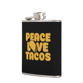 Flasques tacos d'amour de la paix (Gauche)