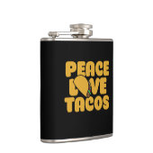 Flasques tacos d'amour de la paix (Droite)