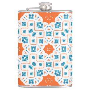 Flasques Talavera Mexicaine : Céramique Antique sans Seamle