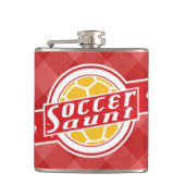 Flasques Tante de soccer Bouche en acier inoxydable (Devant)