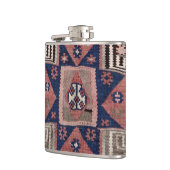 Flasques Tapis Kilim Rouge Oriental de Sol (Gauche)