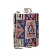 Flasques Tapis Kilim Rouge Oriental de Sol (Droite)