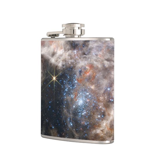 Flasques Tarantula Nebula Image de JWST (Gauche)