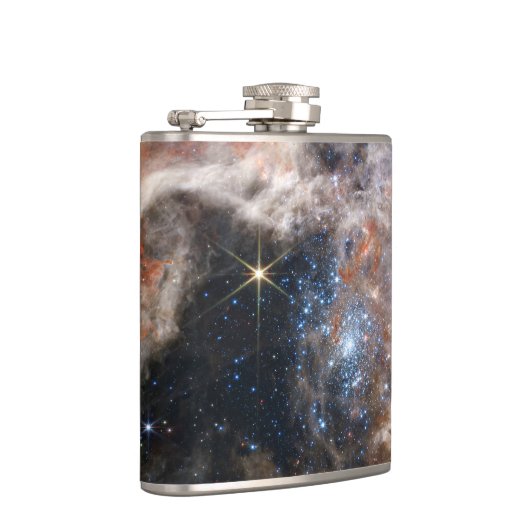 Flasques Tarantula Nebula Image de JWST (Droite)