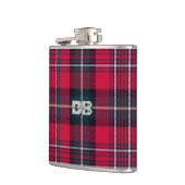 Flasques Tartan avec vos initiales (Gauche)