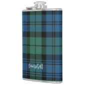 Flasques Tartan Campbell Script Rustique Personnalisé (Gauche)