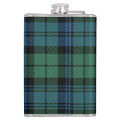 Flasques Tartan Campbell Script Rustique Personnalisé (Dos)